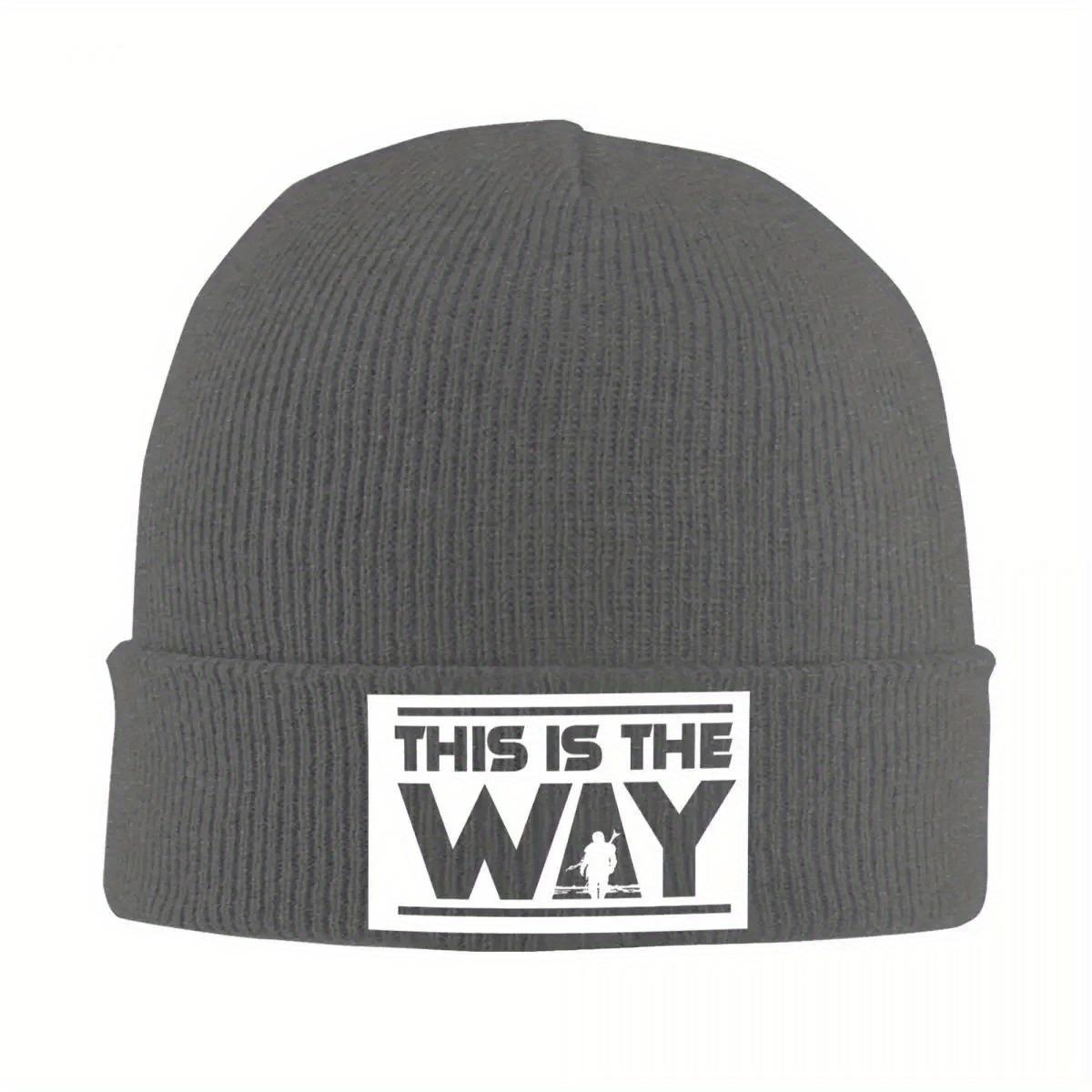 Это Путь Мандалорец Вязаные Шапки-Бини Модные Теплые Шапки