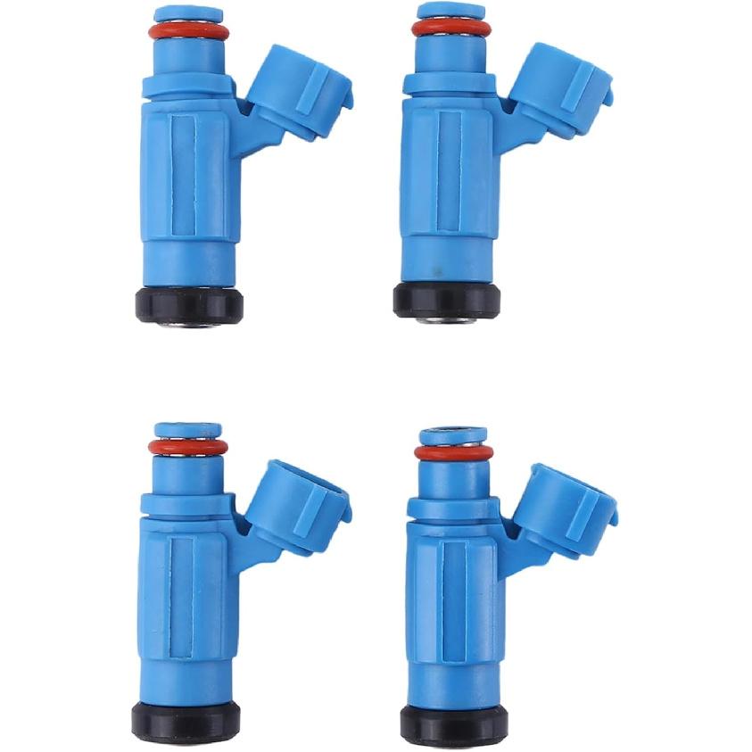 4PCS Fuel Injectors for Kawasaki JET SKI 12F 2003-2007, for STX 12F 2004-2016+ STX 15F LX STX 160 SX-R 4 Holes Fuel Injector Assembly Replacement