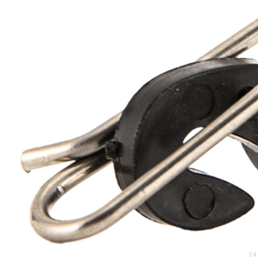 5 Hookbait Release Clips for Fishing, Stainless Steel Bait
