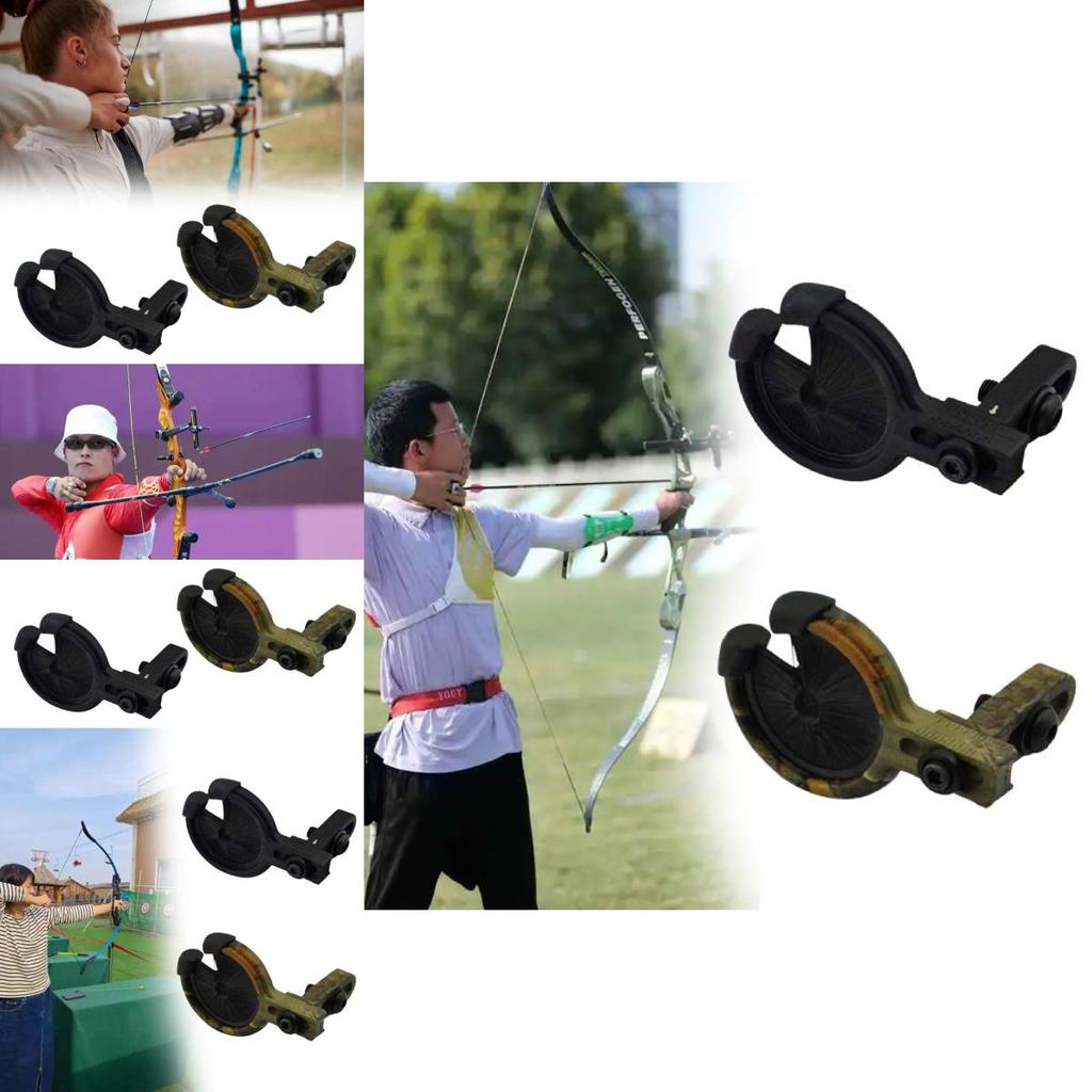 Traditional Bow Arrow Rest With Alloy And Brush Material For Archery Practice And Hunting