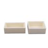 1Pcs High Purity High Temperature Resistant Multiple Sizes Ceramic Crucible 99% Alumina Square Crucible For Laboratory
