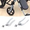 Steel Wheelchair Fork 6/7 Inch Wear-resistant Front Wheel Bracket with Bearing Wheelchair Front Wheel Support