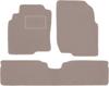 Beige Velours-Fußmatten für: Nissan Almera Tino Minivan (2000-2006)