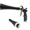 Air Blow Gun with Brass Adjustable Air Flow Nozzle,Cleaning Gun Quickly Blasts Dirt and Dust from Surface Works with Air Compressor(Upgrade Aluminium