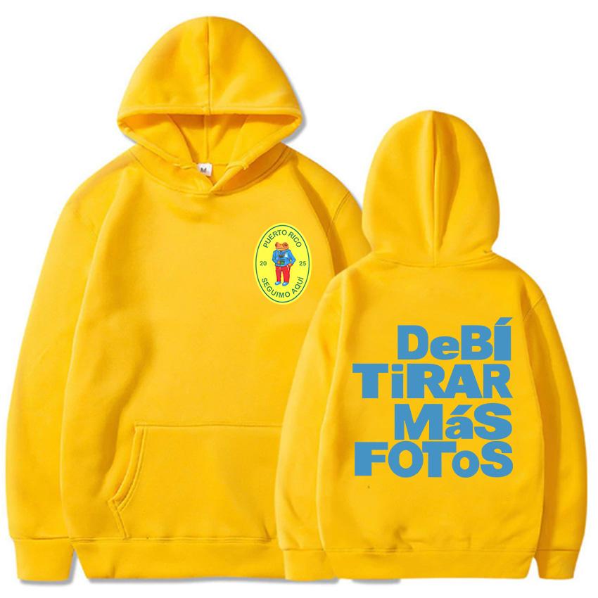 DTMF Debí Tirar Más Fotos 2025 Nové Album Mikiny Bad Bunny Slavný Zpěvák Mikiny Grafický Potisk Oblečení Dámská Mikina Dívky