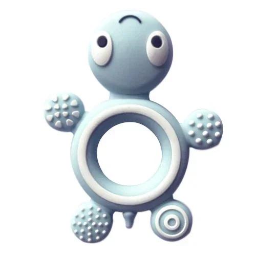 Silicone Baby Teethers Turtle 1PC Food Grade Tortoise Silicone Tiny Rod Children's Goods Nurse Gift Baby Teether Toys
