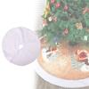 Christmas Decorations Plush Tree Skirt Pure White Tree Bottom Festive Accessorie