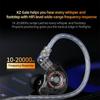 KZ Gale Écouteurs Intra-auriculaires Gaming E-sports Bass Métal Écouteurs 3.5mm AUX/Type C Casque Pour Jeu Vidéo Scène Son Live