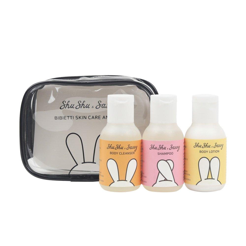 

MONJOUR SHU SHU&SASSY VIVIETTE SKINCARE AMENITY TRAVEL set