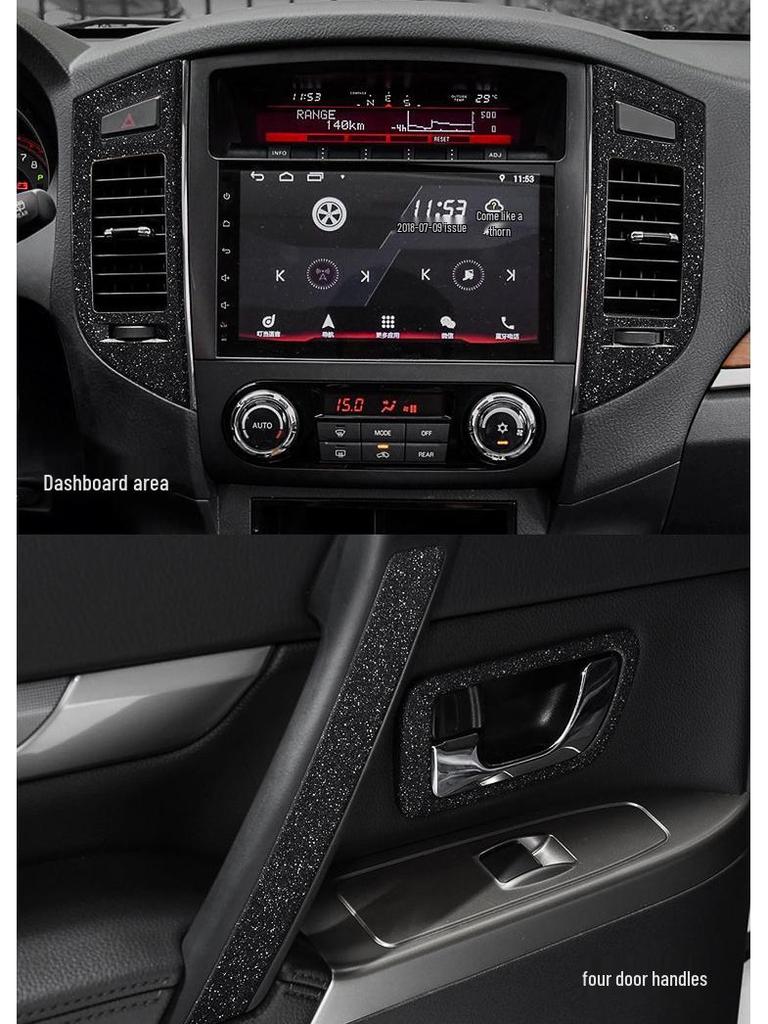 Matowa folia Starry Sky do modyfikacji wnętrza Mitsubishi Pajero 2016-2020