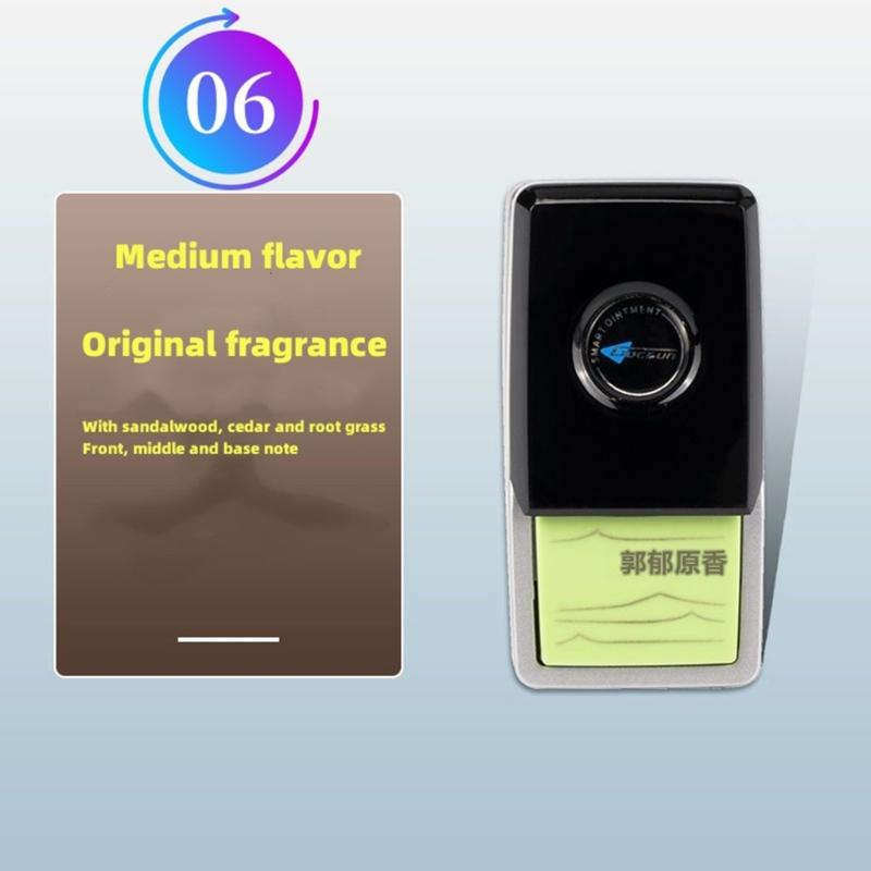 Car Electric Air DiffusersAroma Container Air Vent Essential Oils AromatherapysRefill Air Freshener Perfumes for 6GT G12