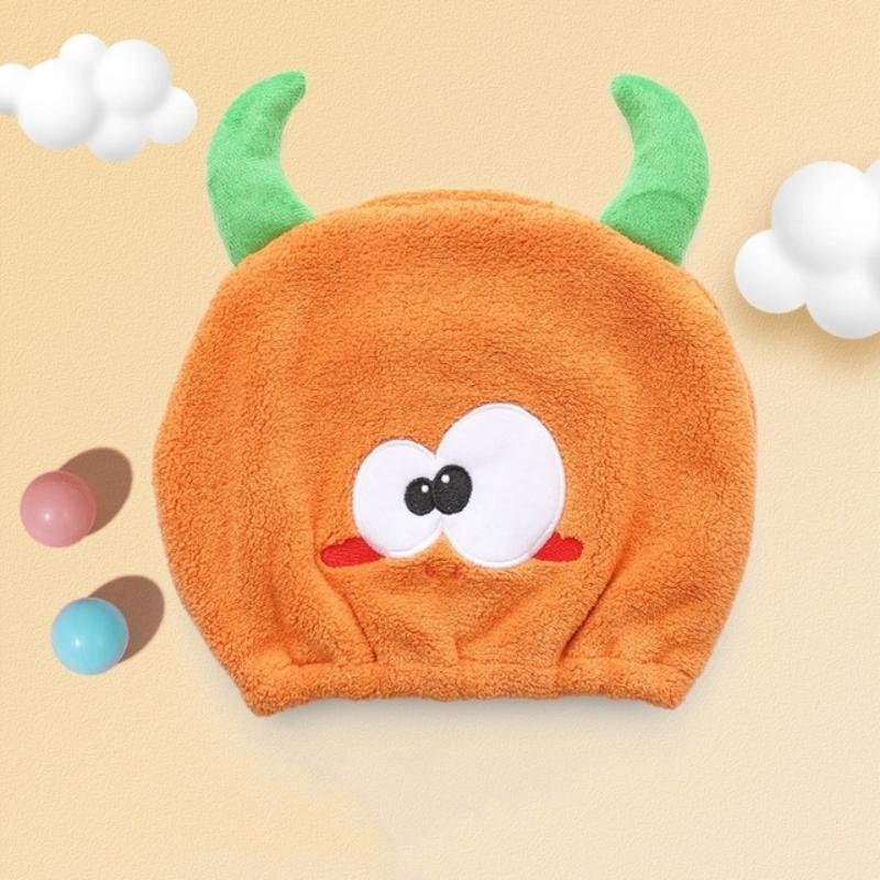 Cartoon Animal Child Hair Towel Cap Cute Drying Hat Quick-dry Microfiber Super Absorption Hair Twist Kid Bath Hat Bathroom