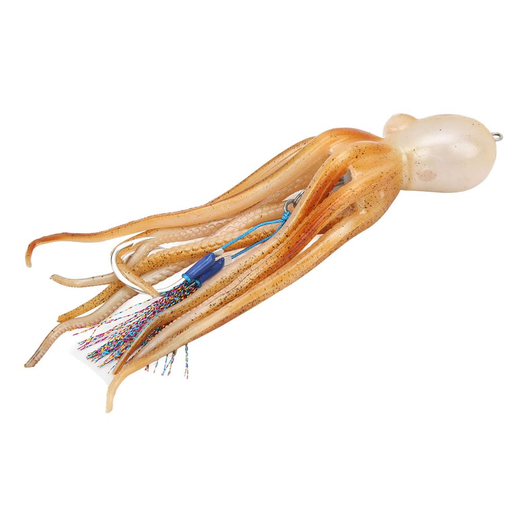 Simulation Squid Jigs Fishing Octopus Lures Lifelike Octopus Jig for Saltwater Ocean Fishing with