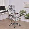 Elastic Office Chair Cover With Zipper Rotating Computer Hotel Chair Cover Integrated Armrest Elastic Boss Chair Protect Cover