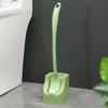 Toilet Brush Highly Efficient Wall Mounted Long Handle Ergonomic Toilet Bowl Brush Holder Set for