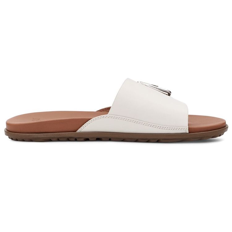 UGG Minimalist Buckle Rubber Sole Anti-Wear Slide Sandals Women sandals White 1128630-JLTH