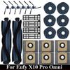 For Eufy X10 Pro Omni Robot Vacuum Spare Parts Main Side Brushes Mop Cloths HEPA Filters Dust Bags Accessories