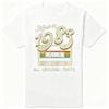 Vintage Made in 1983Edition  Birthday Gift T-Shirt Women Retro Casual Short Sleeve