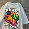 Have A Good Day Money Enthusiasts T Shirt Men High Quality Breathable T Shirt Hip Hop Harajuku Soft Clothes Crewneck Loose Tops