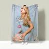 Coperta leggera Singer S-Sabrina Carpenter 240g in Flanella Morbida Delicata sulla Pelle per il Raffreddamento Estivo