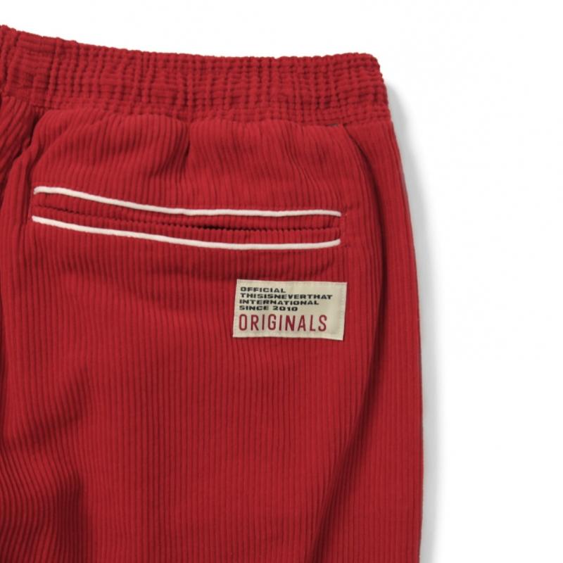 ThIs Is Never That Corduroy Track Pant Red