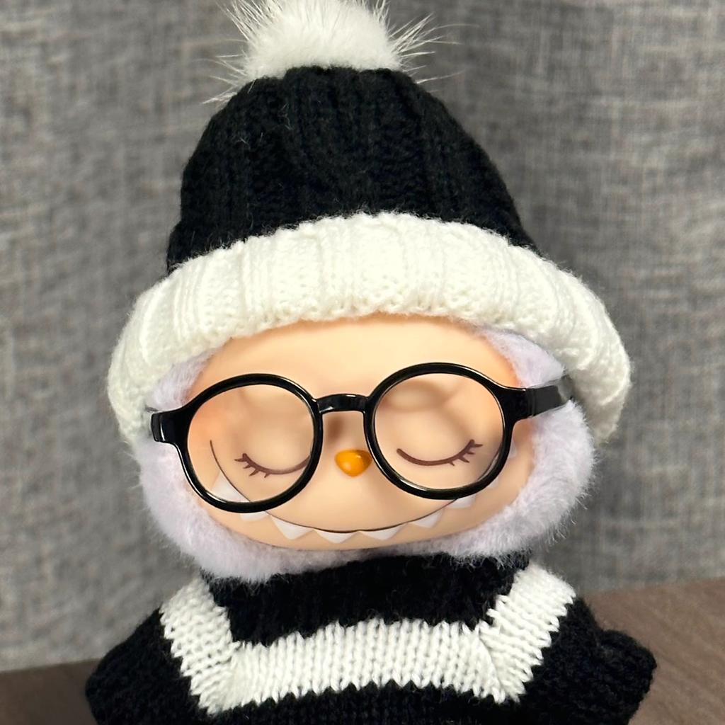 Labubu Fashion Glasses Cute Plastic Toy Accessories for BJD Dolls Perfect Gift Idea