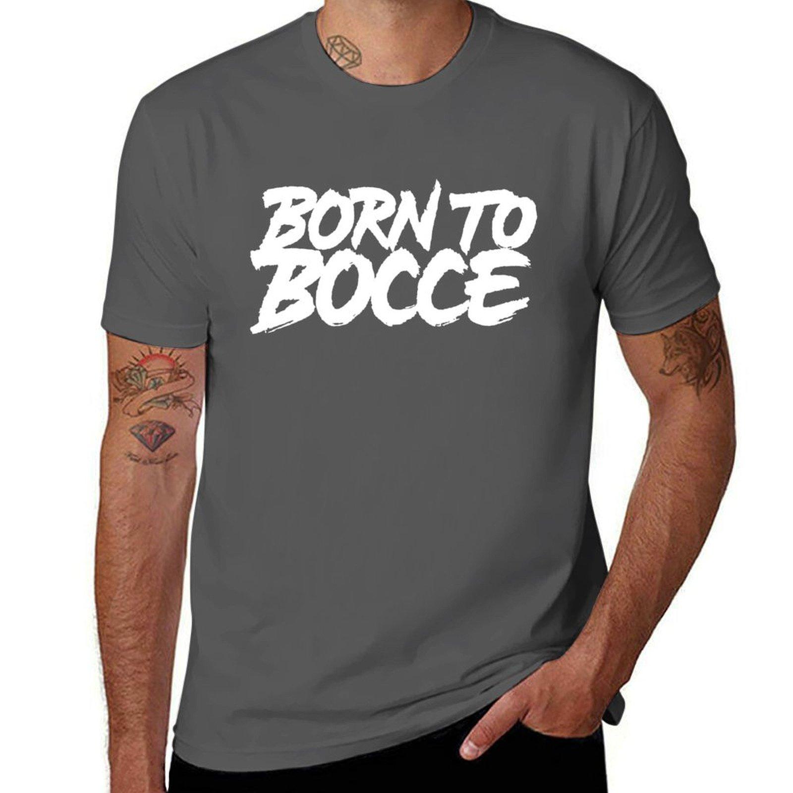 

Bocce shirt shirts t men T-Shirt To oversize 100% cotton t anime Born 4XL
