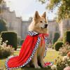 Premium Velvets Puppies Regals Outfit Featuring Gold Crowns For Pet Event