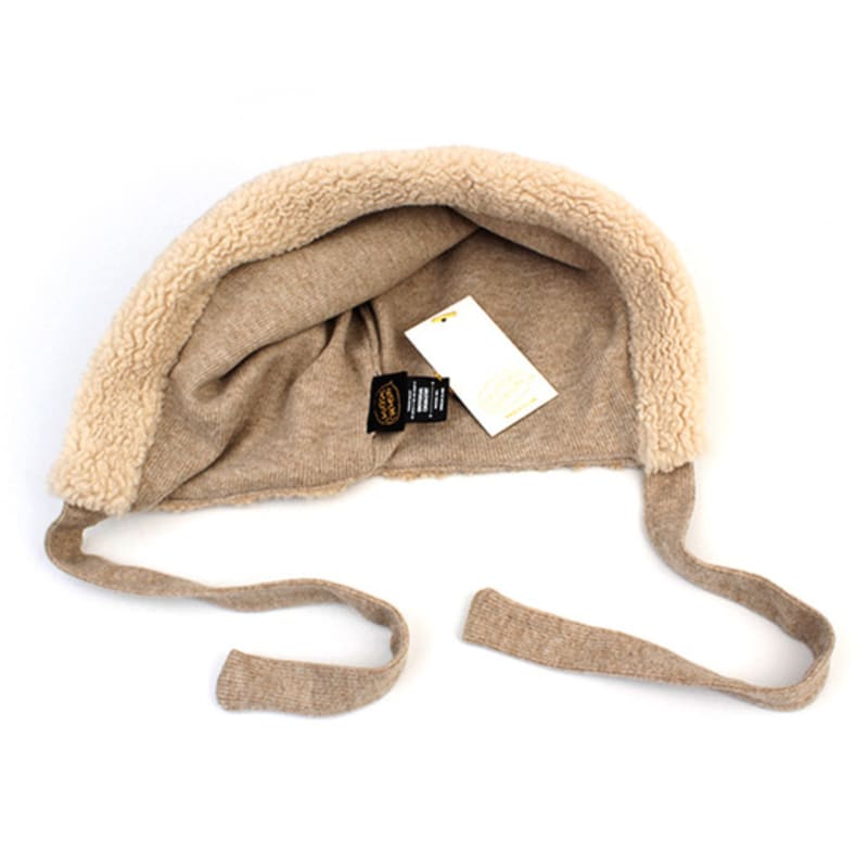 Universal Chemistry Fur Beige Bonnet Hat