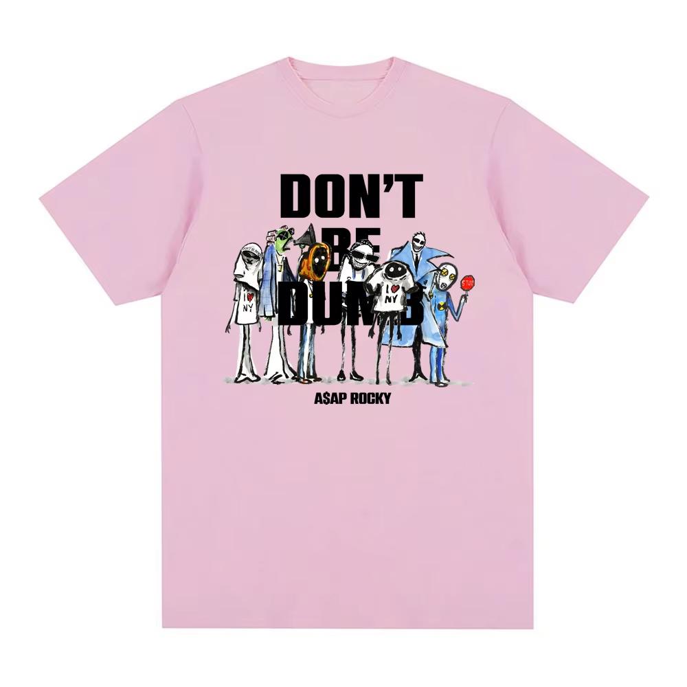 2026 New Album DONT BE DUMB Tshirt American Rapper American Rapper Graphic Printing Hip Hop 100Cotton Teeshirt High Quality