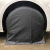 Tire Cover Trailer RV Black Waterproof UV Weather Resistant Car Tires Storage Bag RV Wheel Protector Oxford Cloth