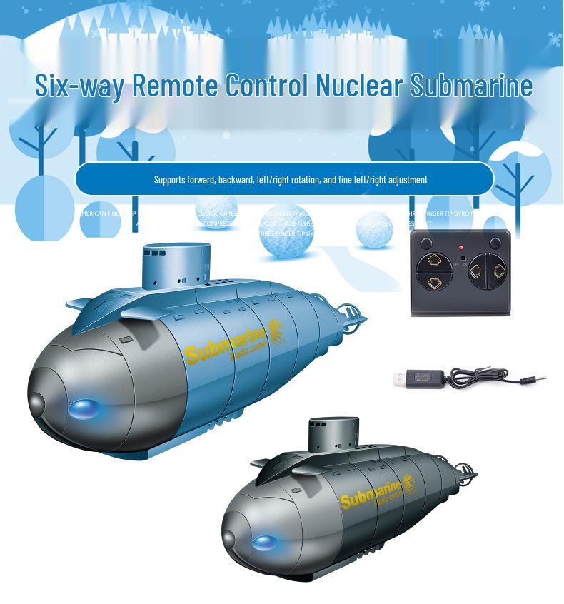 Golden Light 777-586 Remote Control Submarine: Six-Channel Mini Wireless Underwater Toy.
