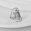 Sacred Geometry Jewelry Metatron Cube Ring Angel Seal Archangel Protection Statement Hollowed Rings for Women Magic Hexagram