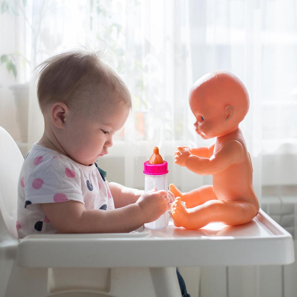 Baby Doll Bottles Pretend Play Nursing Nipple Creative Pretend Play Disappearing Milk And Juice Bottles With Pacifiers Doll