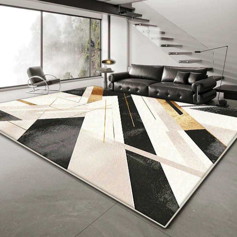 Tappeti Geometrici Nordici Grandi per Decorazione Soggiorno Casa Divano Tavolini da Caffè Tappeto 200x300 Camera da Letto Comodino Morbido Tappetino Antiscivolo