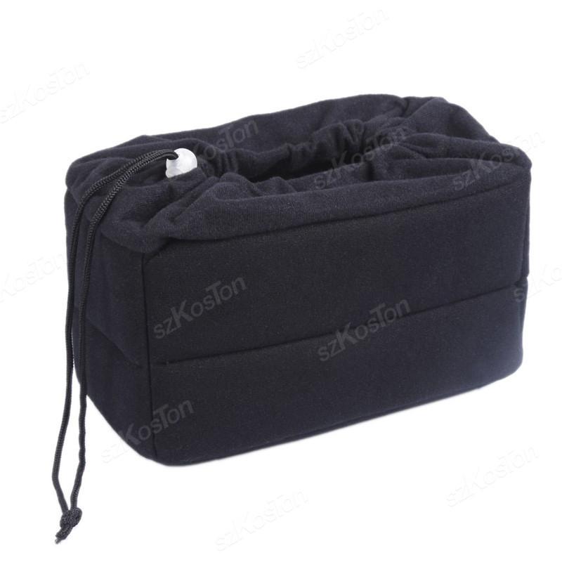 Husă universală pentru cameră, căptușită, cu compartiment despărțitor, rezistentă la șocuri, pentru geanta de cameră DSLR