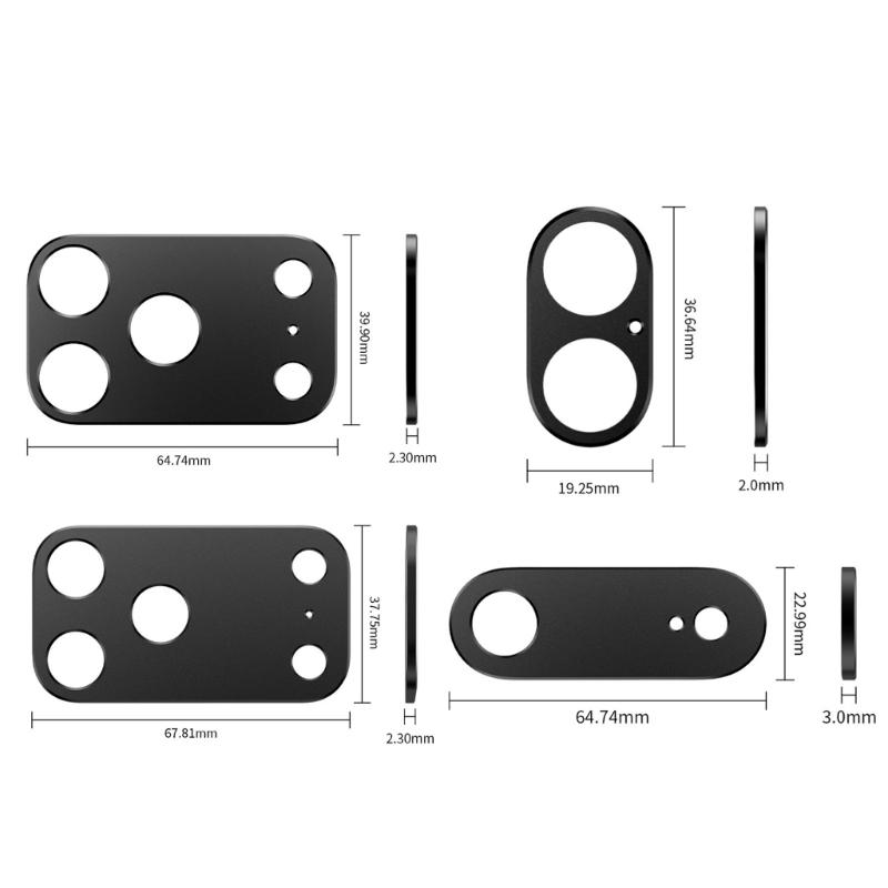 Aluminium Hintere Objektivrahmen Abdeckkappen für Telefon 17 Serie Hohl Kameraobjektivschutz Kratzfest Einfache Installation