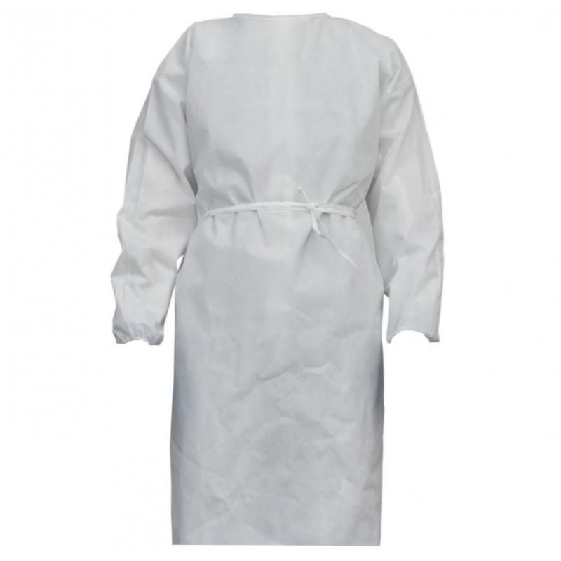 Single Use Robe, Non-Woven, Non-Woven Material, Universal Size, Waterproof, 40G/M2