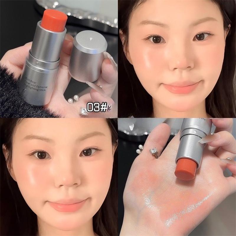 Der Water Light High-Gloss Gel Stick Natürlich Aufgehellt Der Feine Glitzer High-Gloss Creme-Rouge Er Ist Geeignet Für Faule Mädchen Die Konturieren Wollen