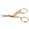 Professional Vintage Nail Art Stainless Steel Scissor Manicure Shear Tools Gold