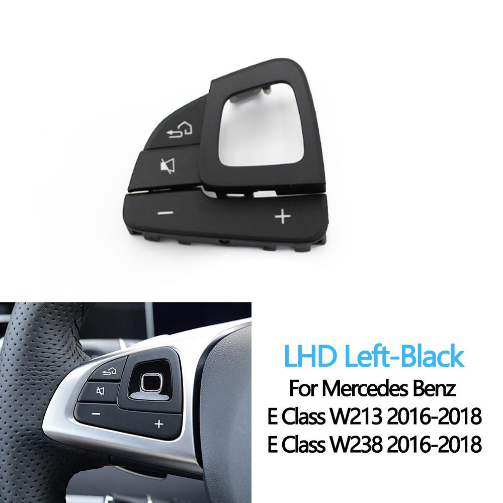 Multifunktions-Lenkrad-Schalter-Knopfabdeckung Links Rechts Lautstärkeregelung für Mercedes Benz E-Klasse W213 Limousine W238 Coupe