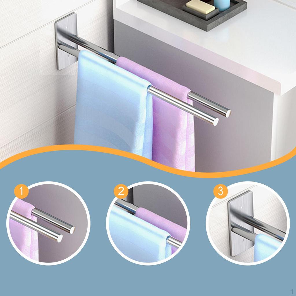 Handtuchstangenhalter für Badezimmer Wandmontiertes Regal Zuhause