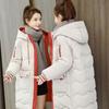 Jinhan Medium and Long Down Cotton-padded Clothes Women's New Winter Clothes Loose Cotton-padded Jackets Bread Clothes Versatile Free Shipping