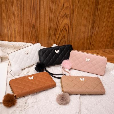 Embroidered Wallet New Style Bag for Women Fresh and Sweet Ladies Clutch