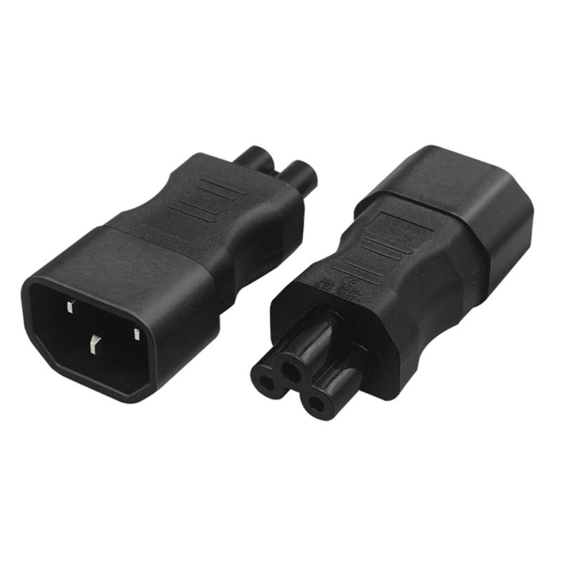 Portable Male To Female C14 To C13 Adapter C14 To C15/C14 To C5/C14 To C7 Power Cable Adapter Transfer Plugs ABS-made