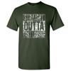 Straight Outta East Lansing - City Sports Team T Shirt - Forest