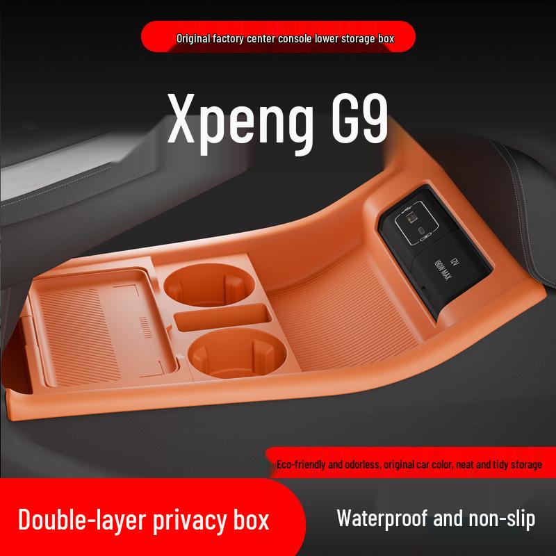Xiaopeng G9 Center Console Silicone Storage Box and Glasses Holder