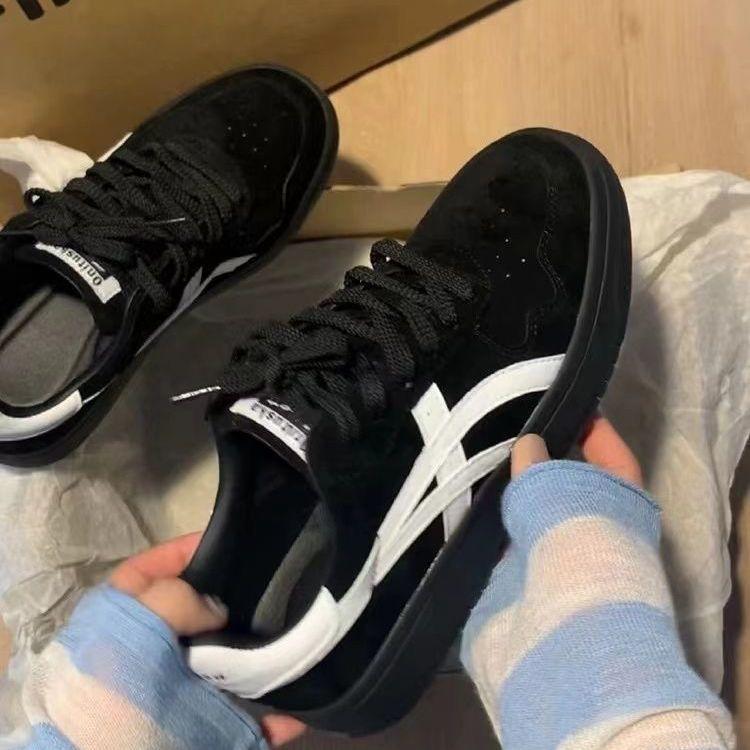 Plateforme automne femme nouvel étudiant chaussures de planche rétro polyvalentes chaussures de pain décontractées