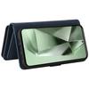 For Samsung Galaxy S24 FE Zipper Wallet Case with 15 Card Slots and Strap Leather Phone Cover