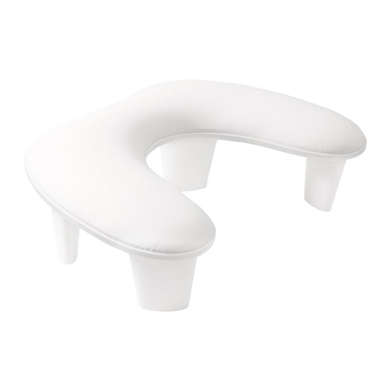

Portable ABS Nail Hand Pillow Removable Cushion Slanted Design Easy to Clean Ideal For Salon Or Home Manicure Use белый